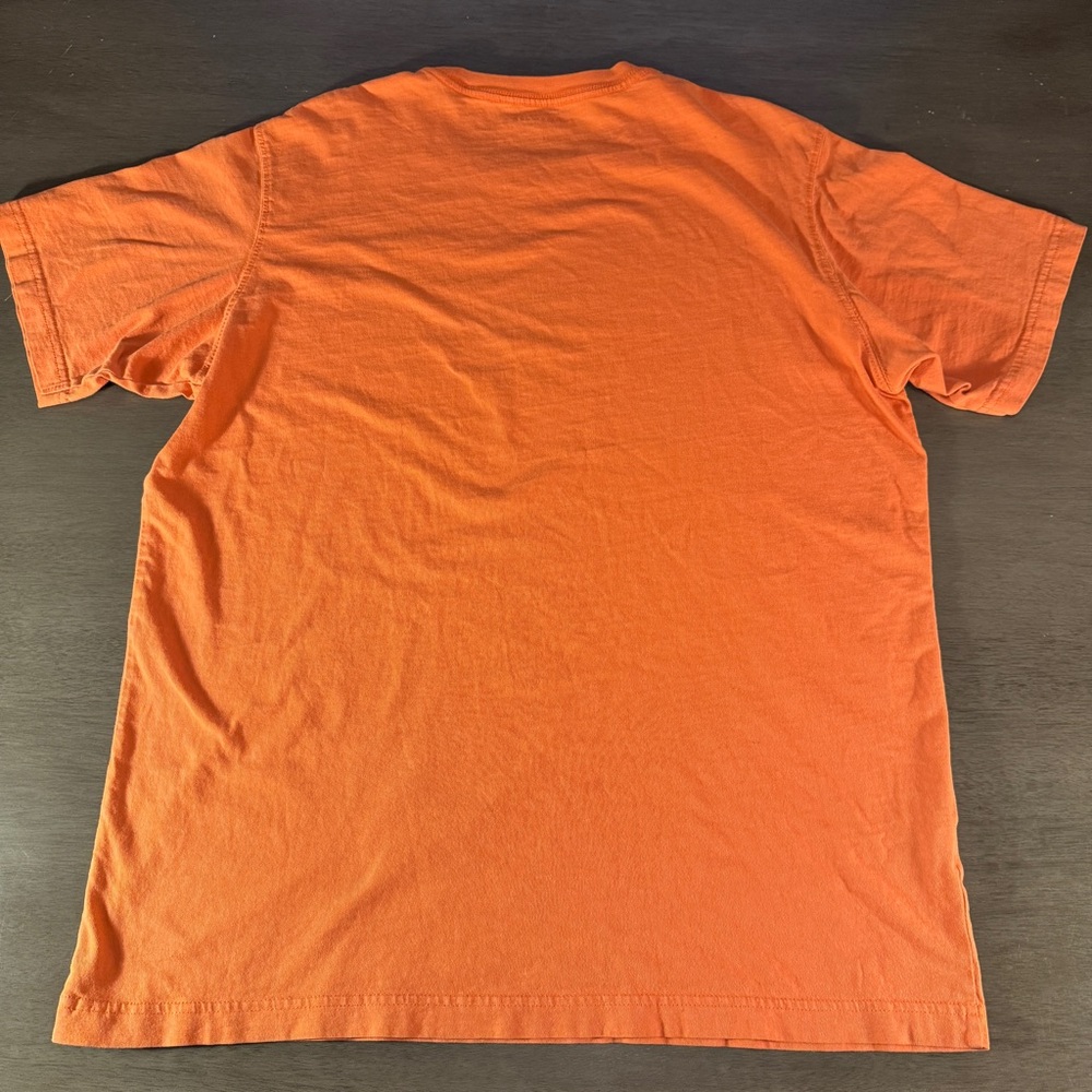 Large Tall Eddie Bauer Men's Orange T-Shirt - Picture 3 of 3